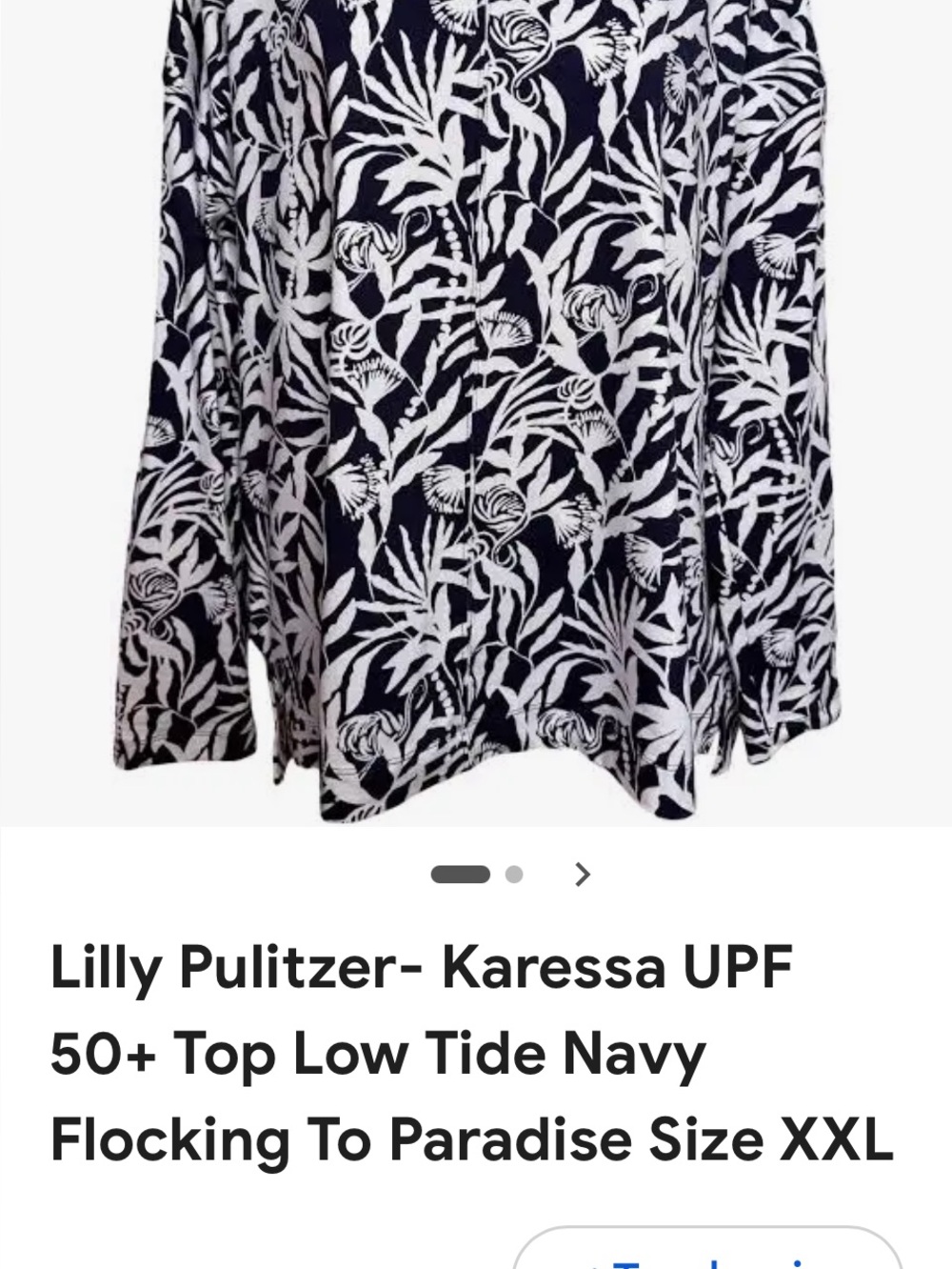 Lilly Pulitzer Karessa Top XL